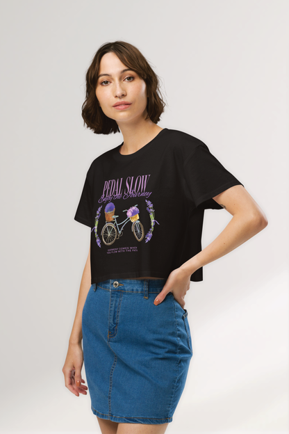 Slow Pedal Women’s crop top