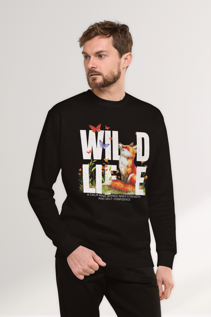 Sudadera unisex premium Wild Life