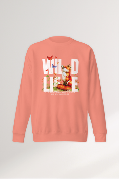 Sudadera unisex premium Wild Life