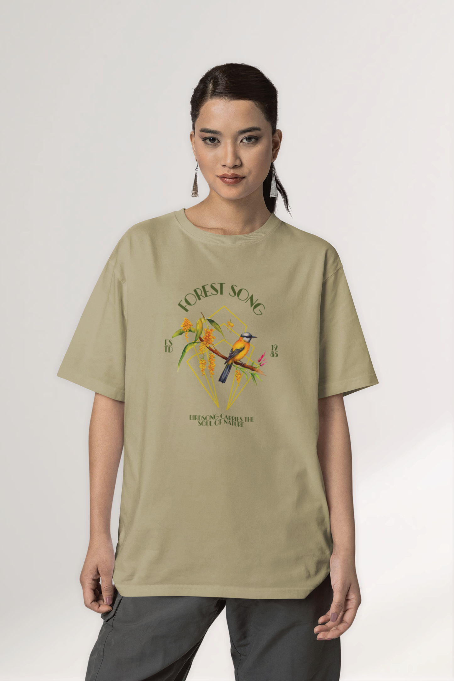 Camiseta unisex premium Forest Song