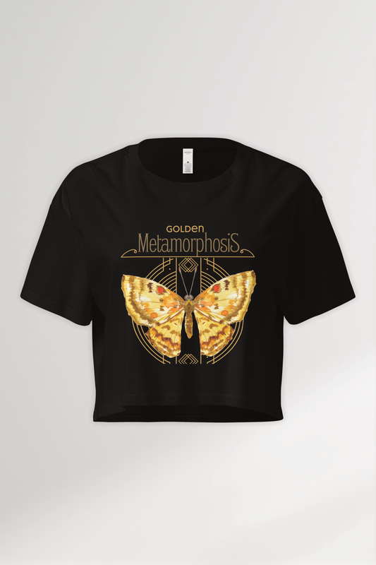 Crop-Top mujer Golden Metamorphosis