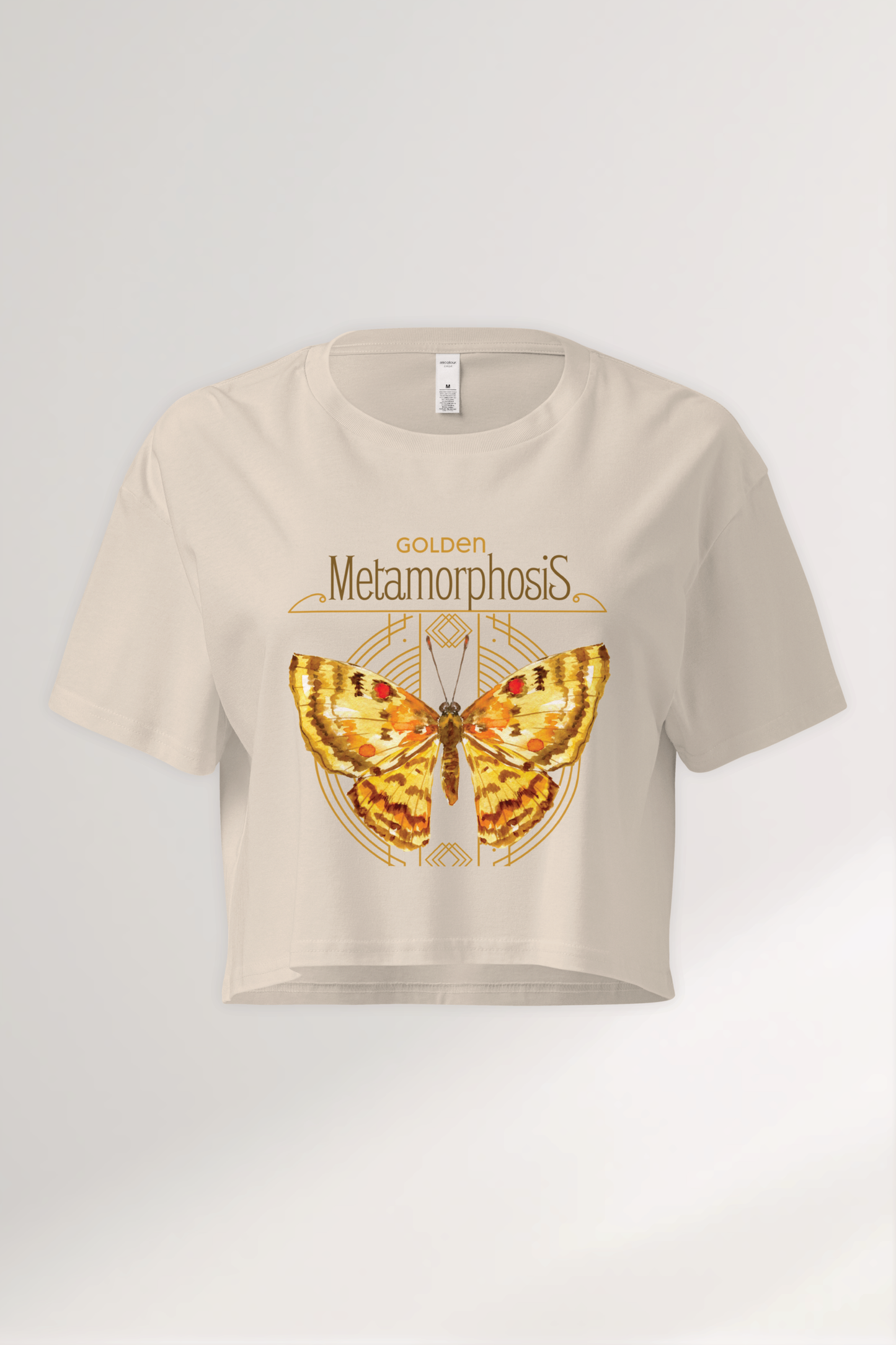 Crop-Top mujer Golden Metamorphosis