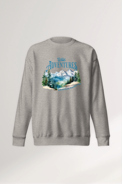 Sudadera unisex premium Wild Adventures