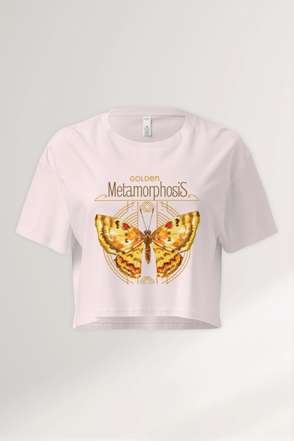 Crop-Top mujer Golden Metamorphosis