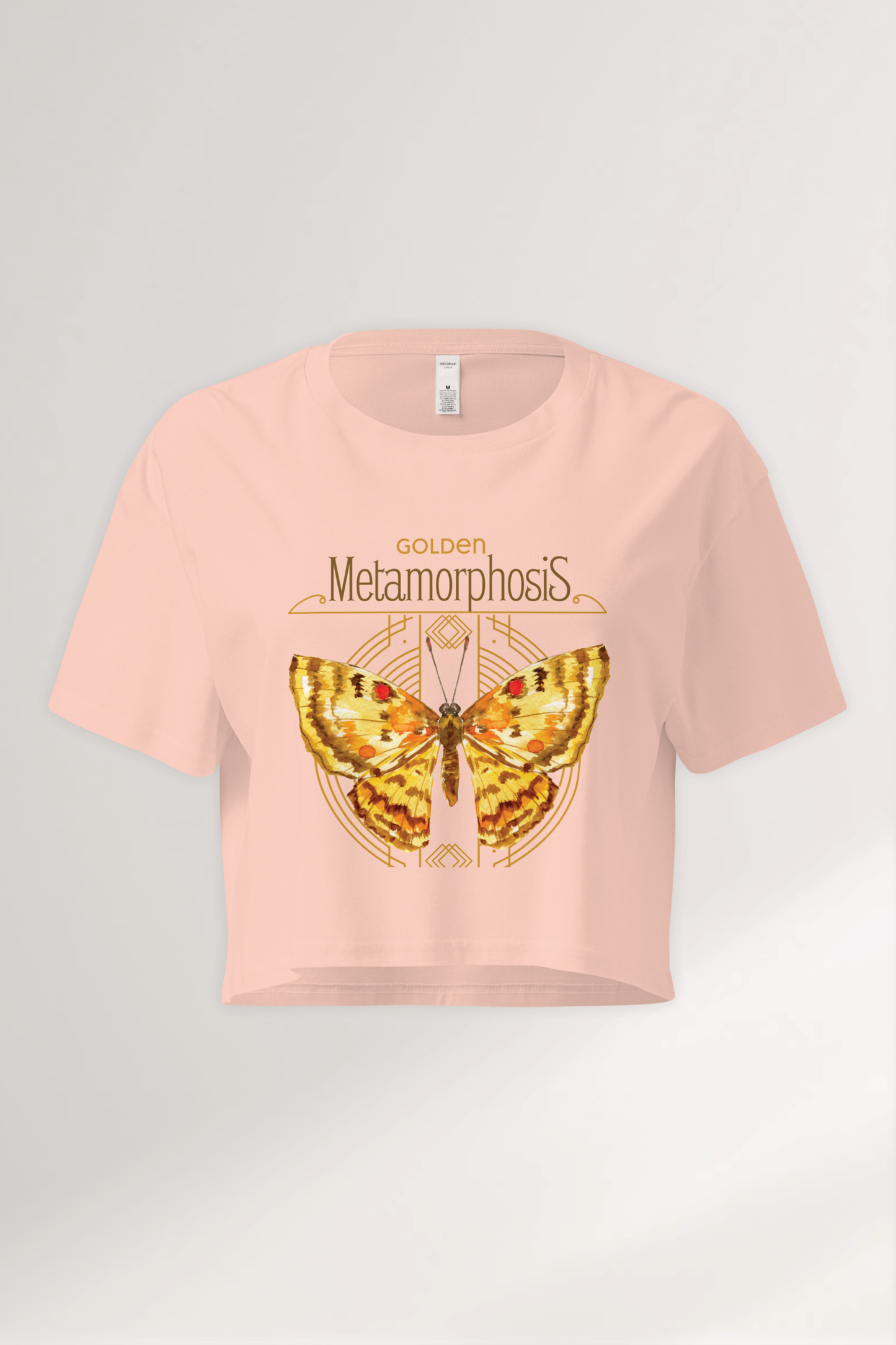 Crop-Top mujer Golden Metamorphosis