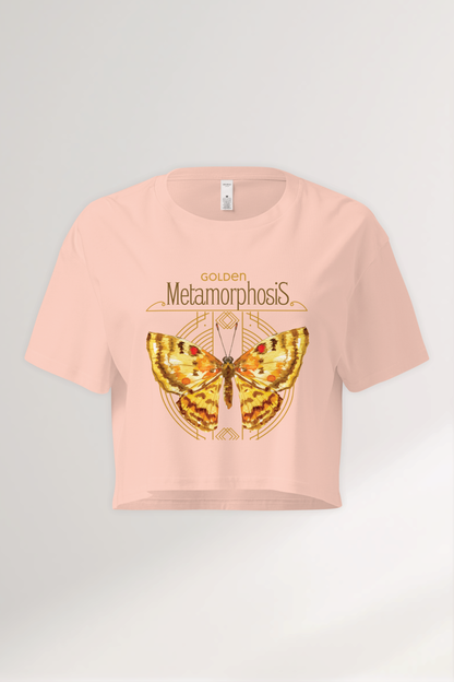 Crop-Top mujer Golden Metamorphosis