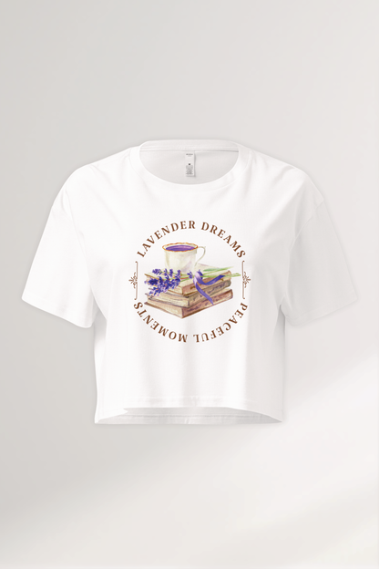 Lavender Dreams Women’s crop top